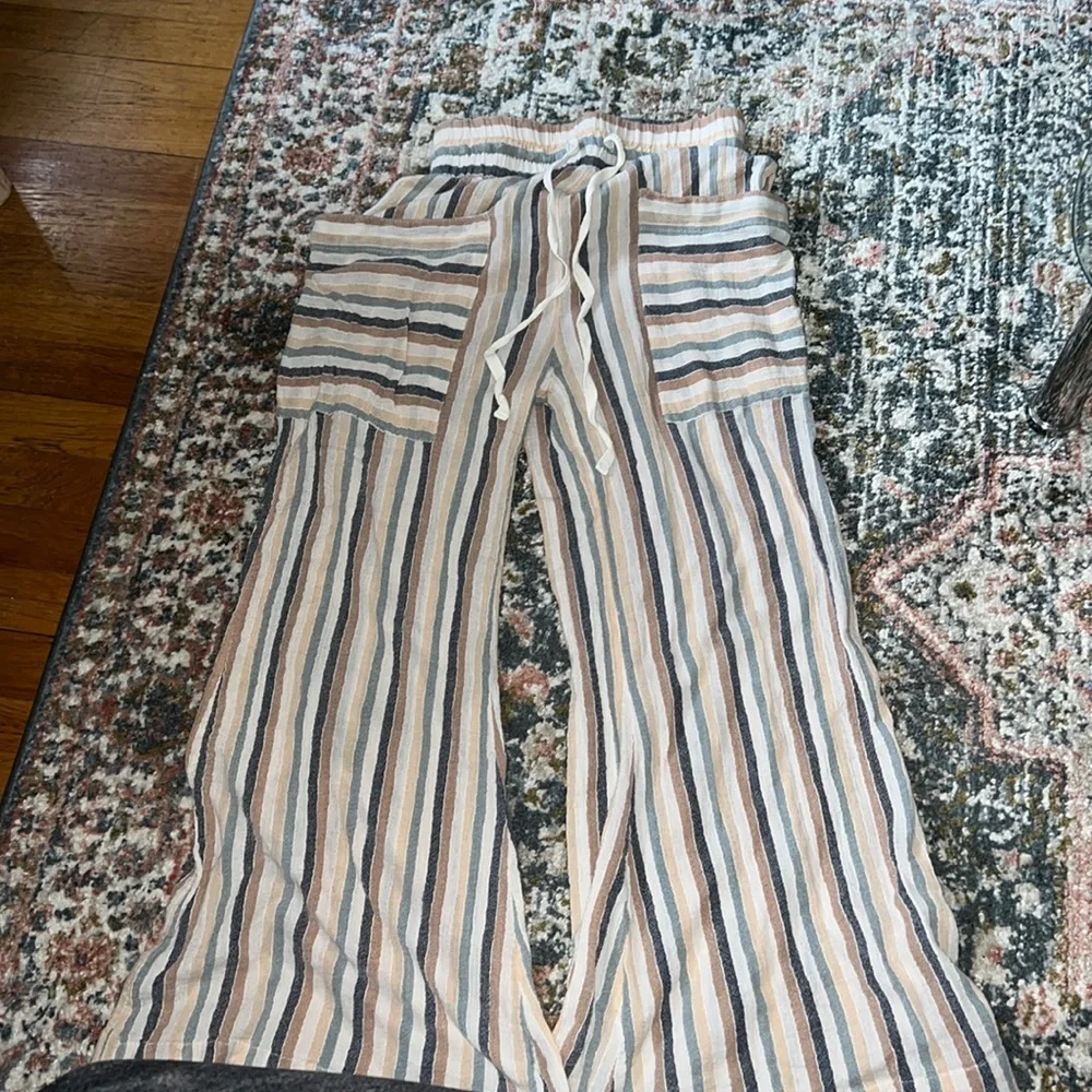 high rise striped pockets women's size XS - Picture 4 of 6